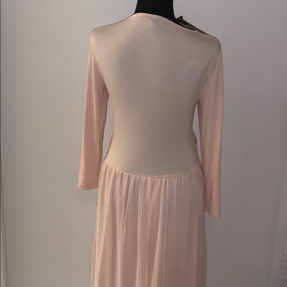 ASOS Vero Moda Peach Whip Wrap Tulle Dress Size S - Picture 5 of 6